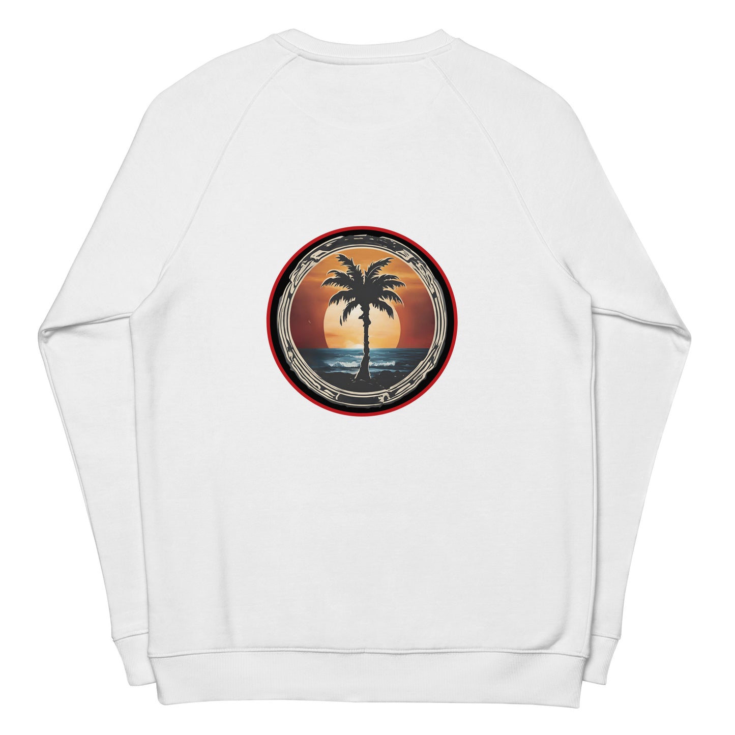 Palm Coast Classic organic raglan sweatshirt