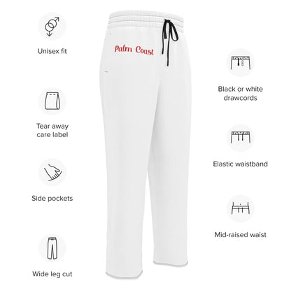 Palm Coast Wide-Leg Classic Joggers