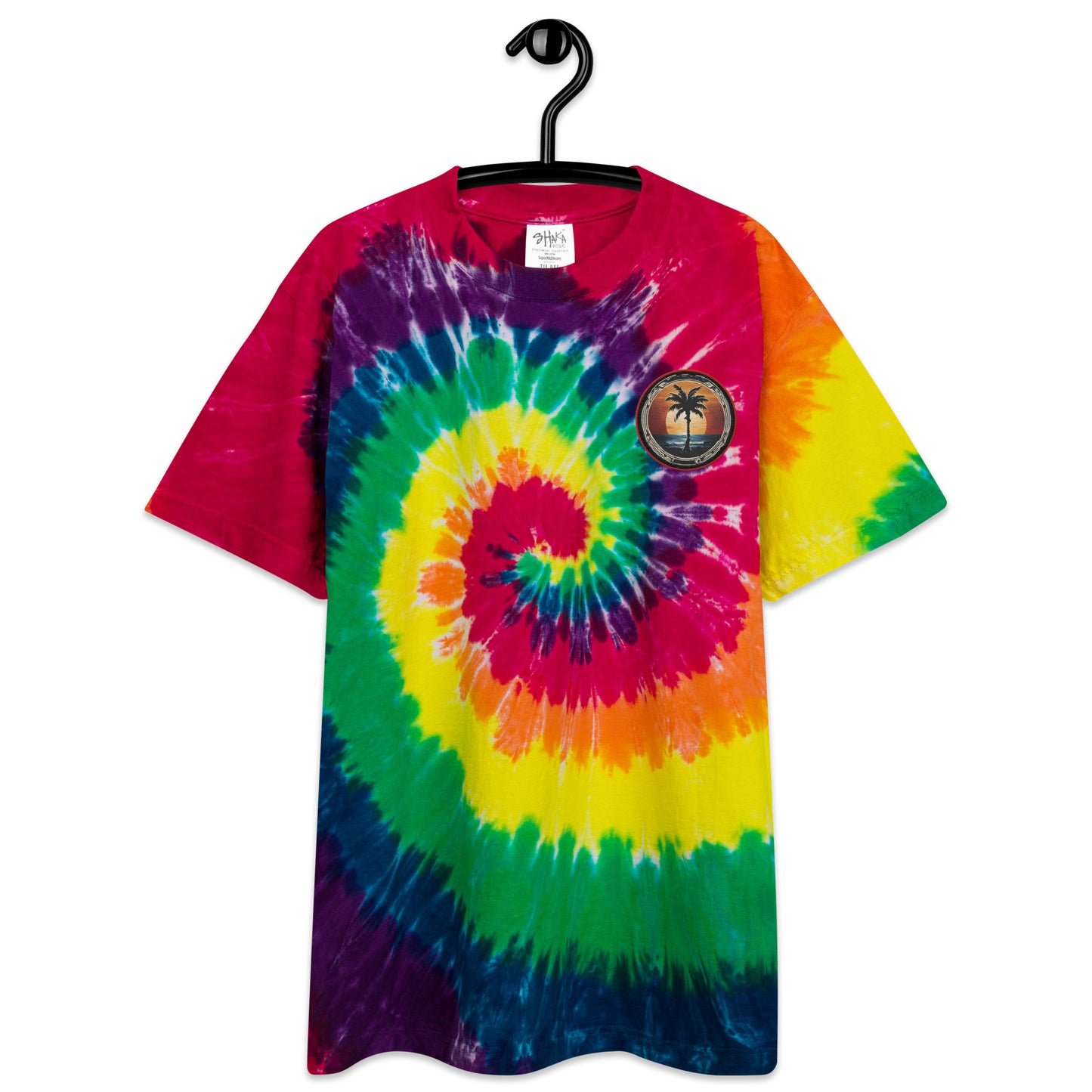 Palm Coast Oversized tie-dye t-shirt