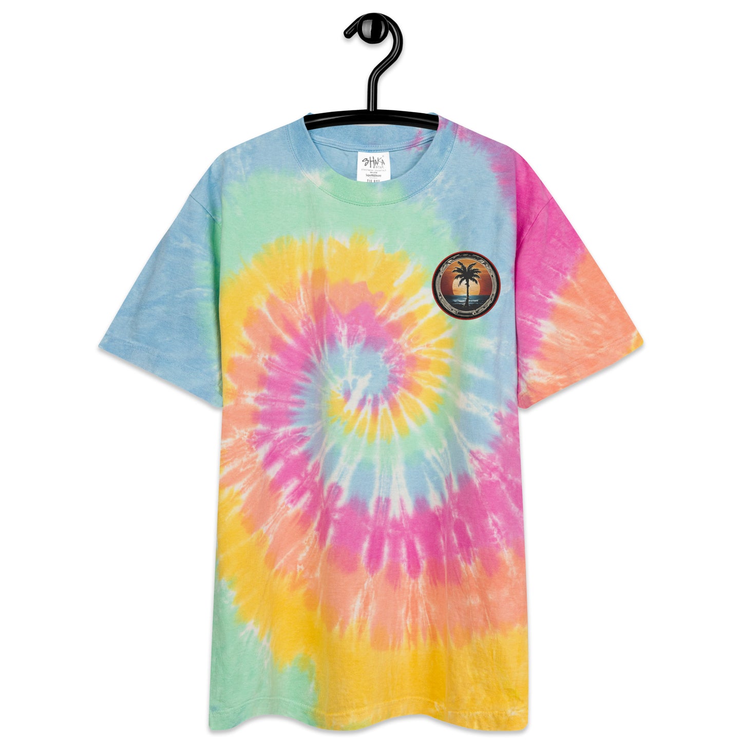 Palm Coast Oversized tie-dye t-shirt