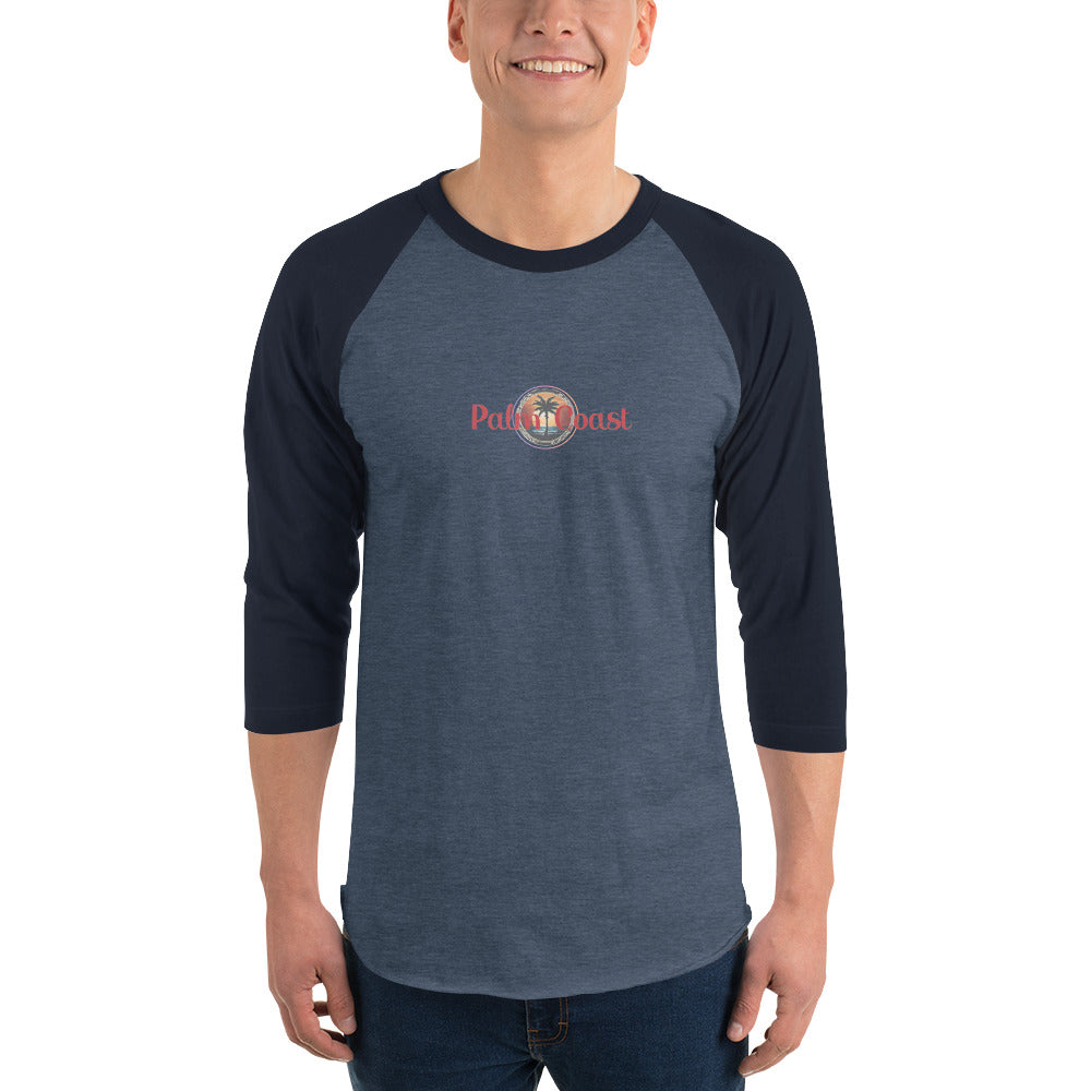 Palm Coast 3/4 Sleeve Raglan Shirt